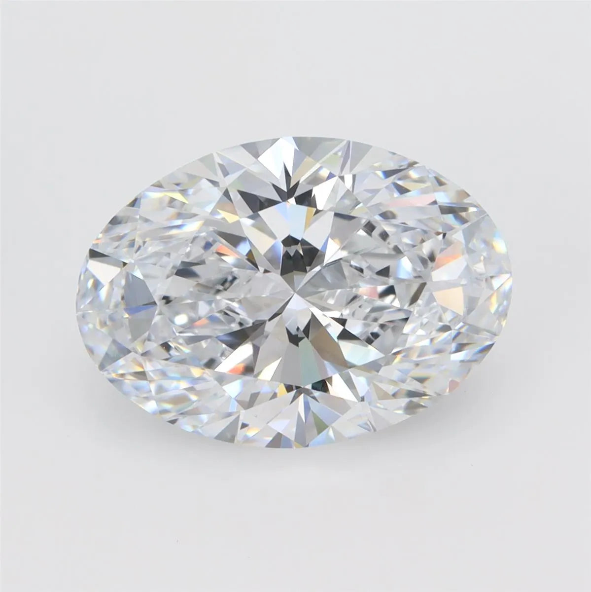 5.02ct Oval Lab Grown Diamond (Colour E, Clarity IF, IGI Certified)