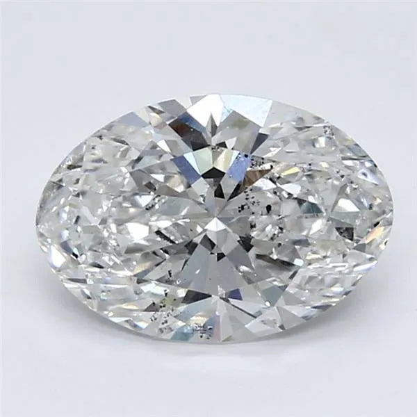 2.50ct Oval Lab Grown Diamond (Colour D, Clarity SI1, Cut EX, IGI)