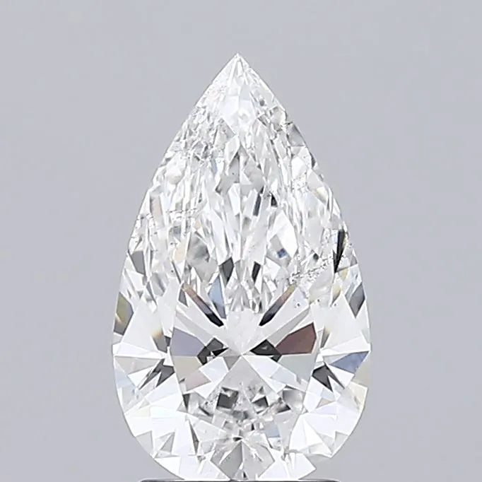 2.01ct Pear Lab Grown Diamond (Colour E, Clarity SI1, IGI Certified)