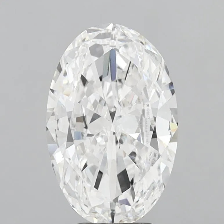 5.01ct Oval Lab Grown Diamond (Colour E, Clarity VVS2, IGI Certified)
