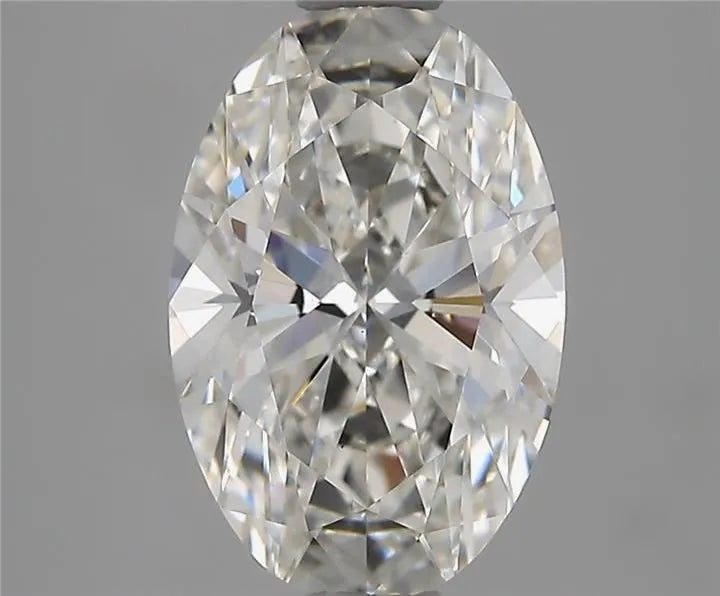 2.50ct Oval Lab Grown Diamond (Colour G, Clarity VS1, IGI)