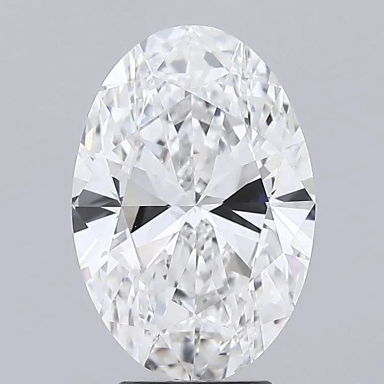 4.00ct Oval Lab Grown Diamond (Colour E, Clarity VVS2, IGI Certified)