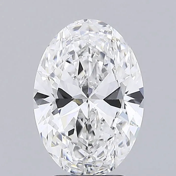 2.58ct Oval Lab Grown Diamond (Colour E, Clarity VVS2, IGI Certified)