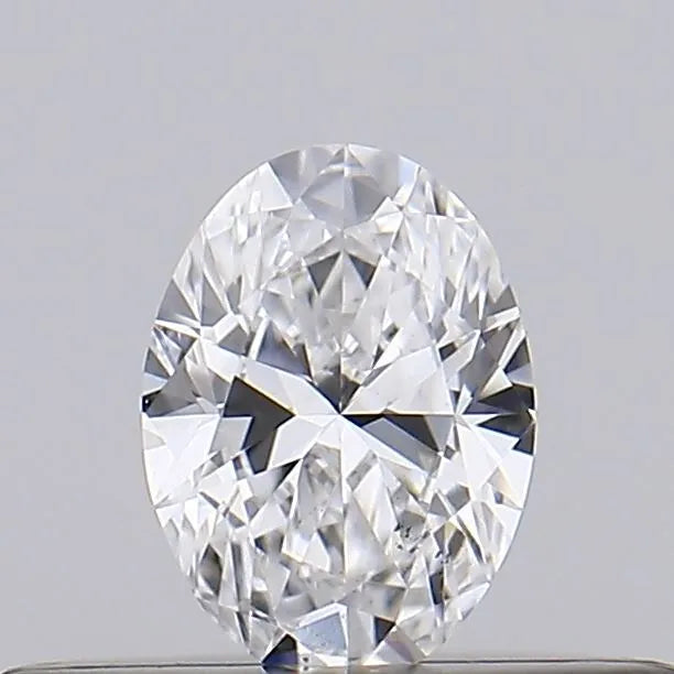 0.19ct Oval Natural Diamond (Colour D, Clarity SI1, GIA Certified)
