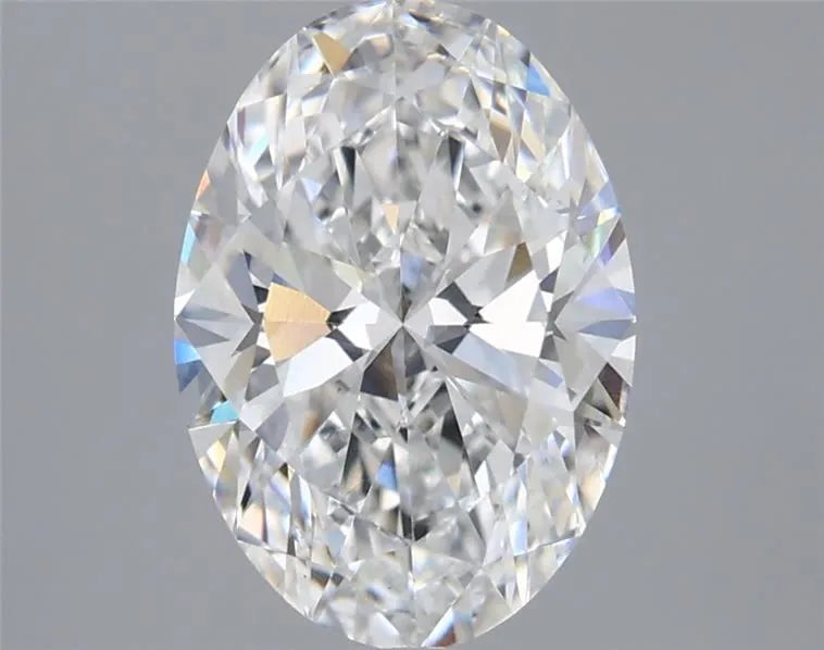 2.50ct Oval Lab Grown Diamond (Colour E, Clarity VS2, IGI Certified)