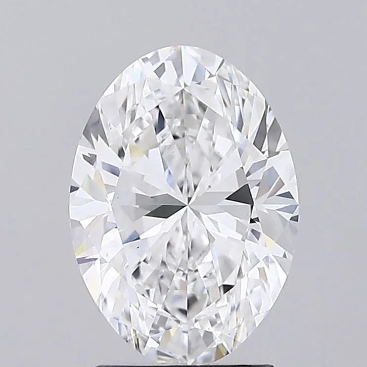 2.50ct Oval Lab Grown Diamond (Colour E, Clarity VS1, IGI Certified)