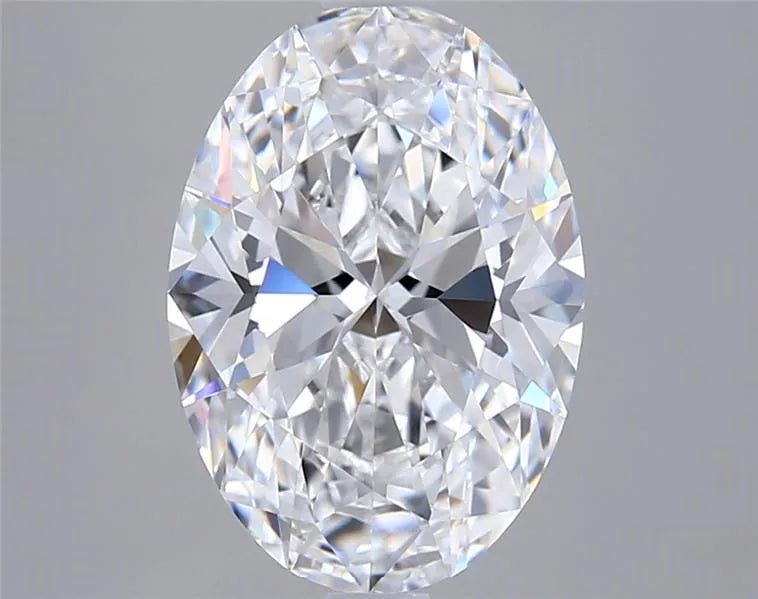 3.00ct Oval Lab Grown Diamond (Colour D, Clarity VVS1, IGI Certified)