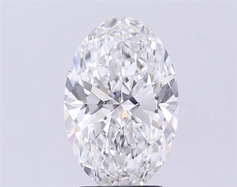 3.04ct Oval Lab Grown Diamond (Colour E, Clarity VS1, IGI Certified)