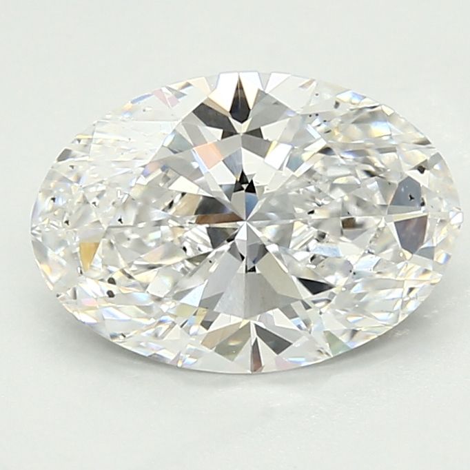 2.10ct Oval Lab Grown Diamond (Colour E, Clarity SI1, Cut EX, IGI)