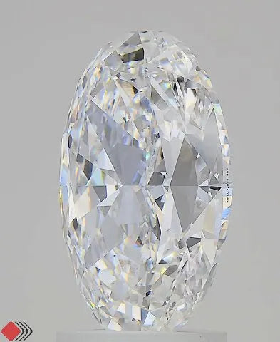 3.00ct Oval Lab Grown Diamond (Colour D, Clarity VVS2, IGI Certified)