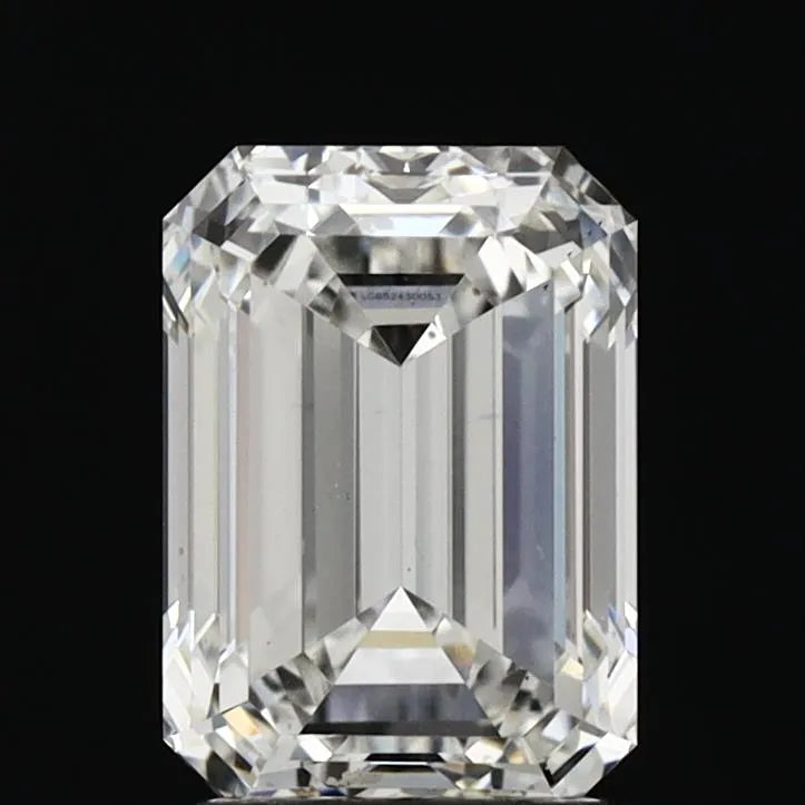 2.21ct Emerald Lab Grown Diamond (Colour E, Clarity VS2, IGI Certified)