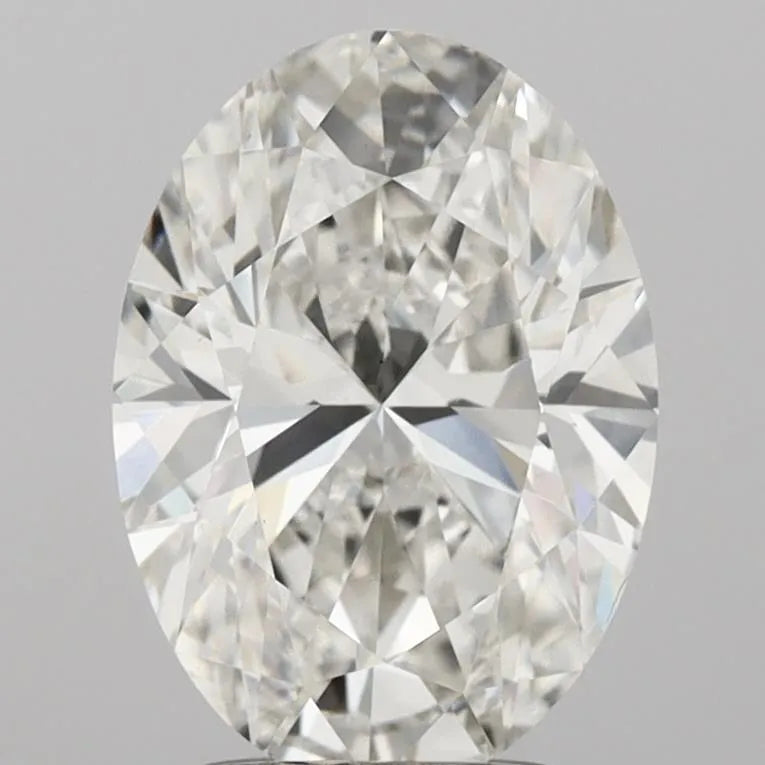 2.50ct Oval Lab Grown Diamond (Colour G, Clarity VS1, IGI Certified)