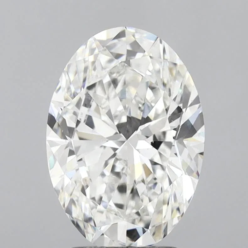 3.00ct Oval Lab Grown Diamond (Colour F, Clarity VS2, IGI Certified)