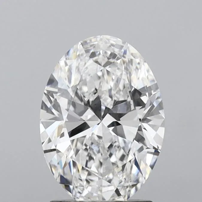 2.00ct Oval Lab Grown Diamond (Colour D, Clarity VVS2, IGI Certified)