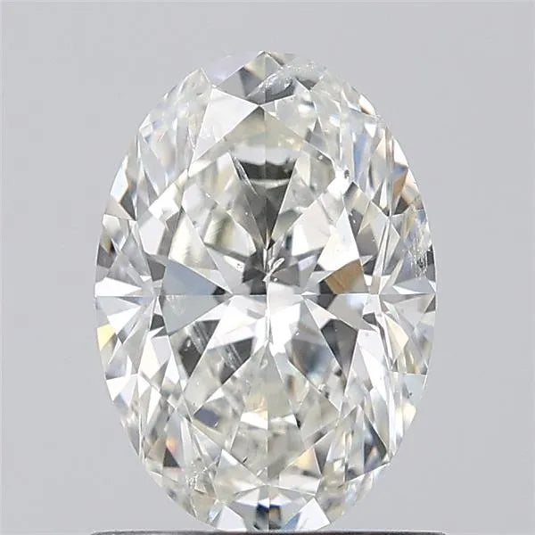 1.01ct Oval Natural Diamond (Colour H, Clarity SI2, Cut EX, IGI Certified)