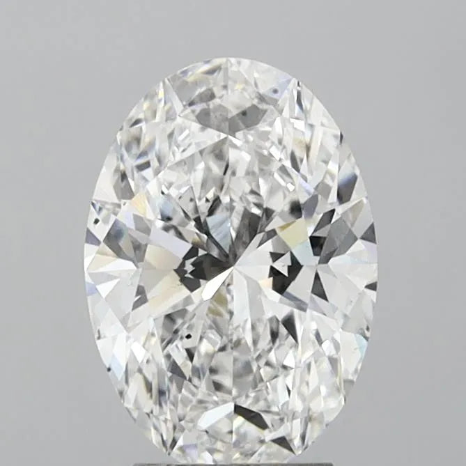 3.75ct Oval Lab Grown Diamond (Colour D, Clarity VS2, IGI)