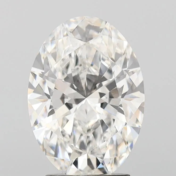 3.10ct Oval Lab Grown Diamond (Colour E, Clarity VVS1, IGI Certified)