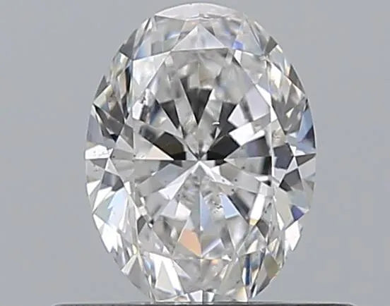 0.46ct Oval Natural Diamond (Colour D, Clarity SI1, Cut EX, GIA)