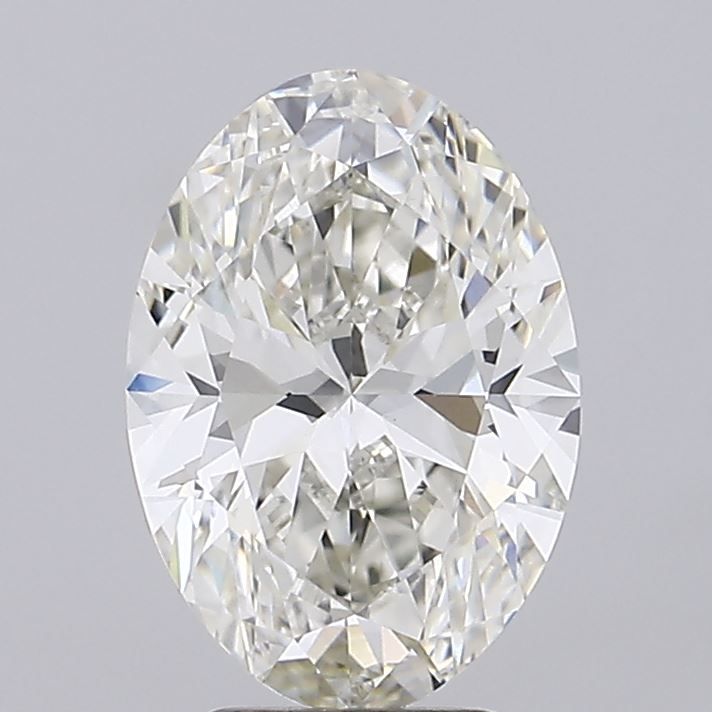 4.05ct Oval Lab Grown Diamond (Colour G, Clarity VVS2, IGI)