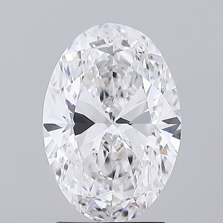 2.50ct Oval Lab Grown Diamond (Colour D, Clarity VS1, IGI)