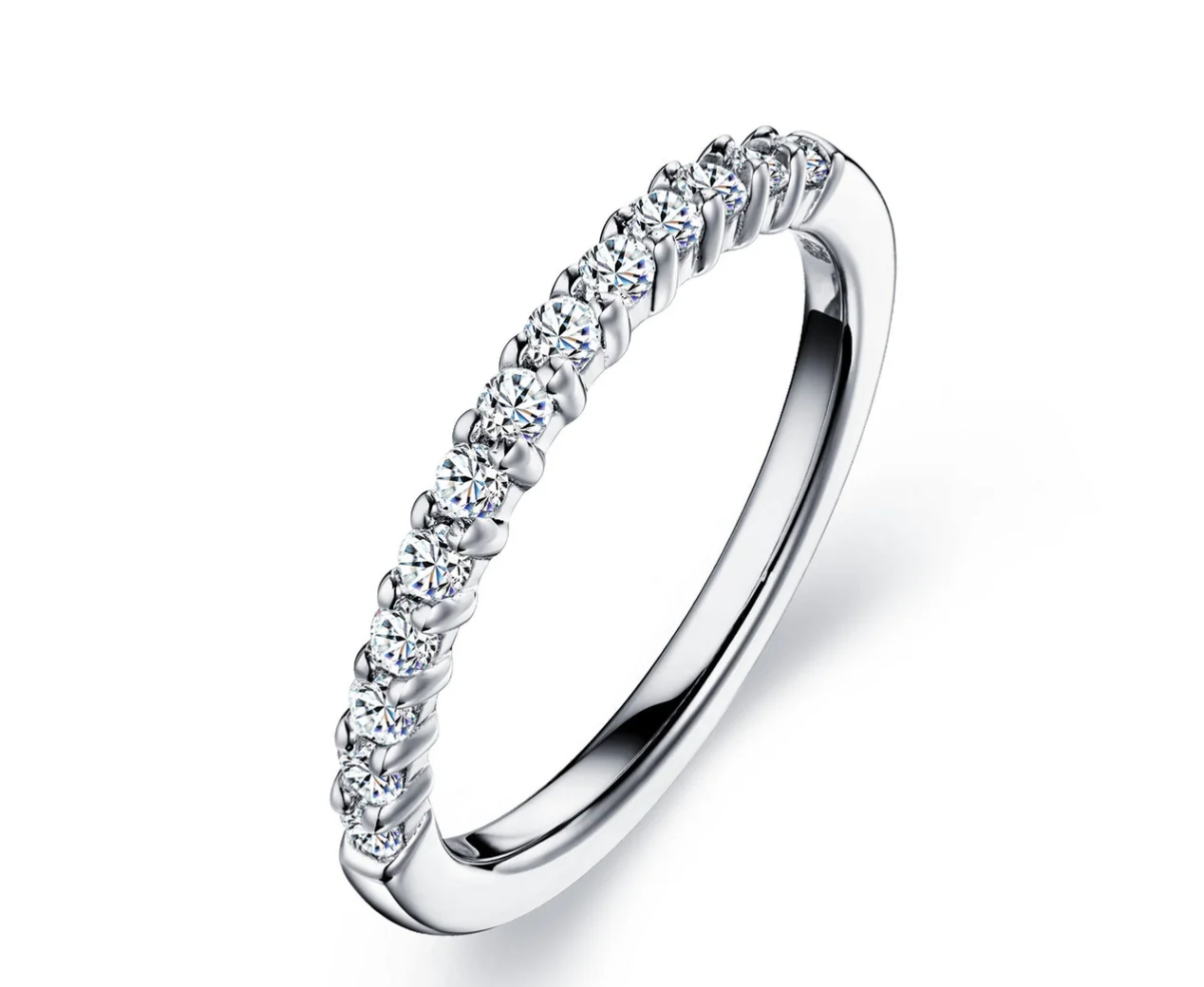 Travel 0.35 CTW Half-Eternity Band