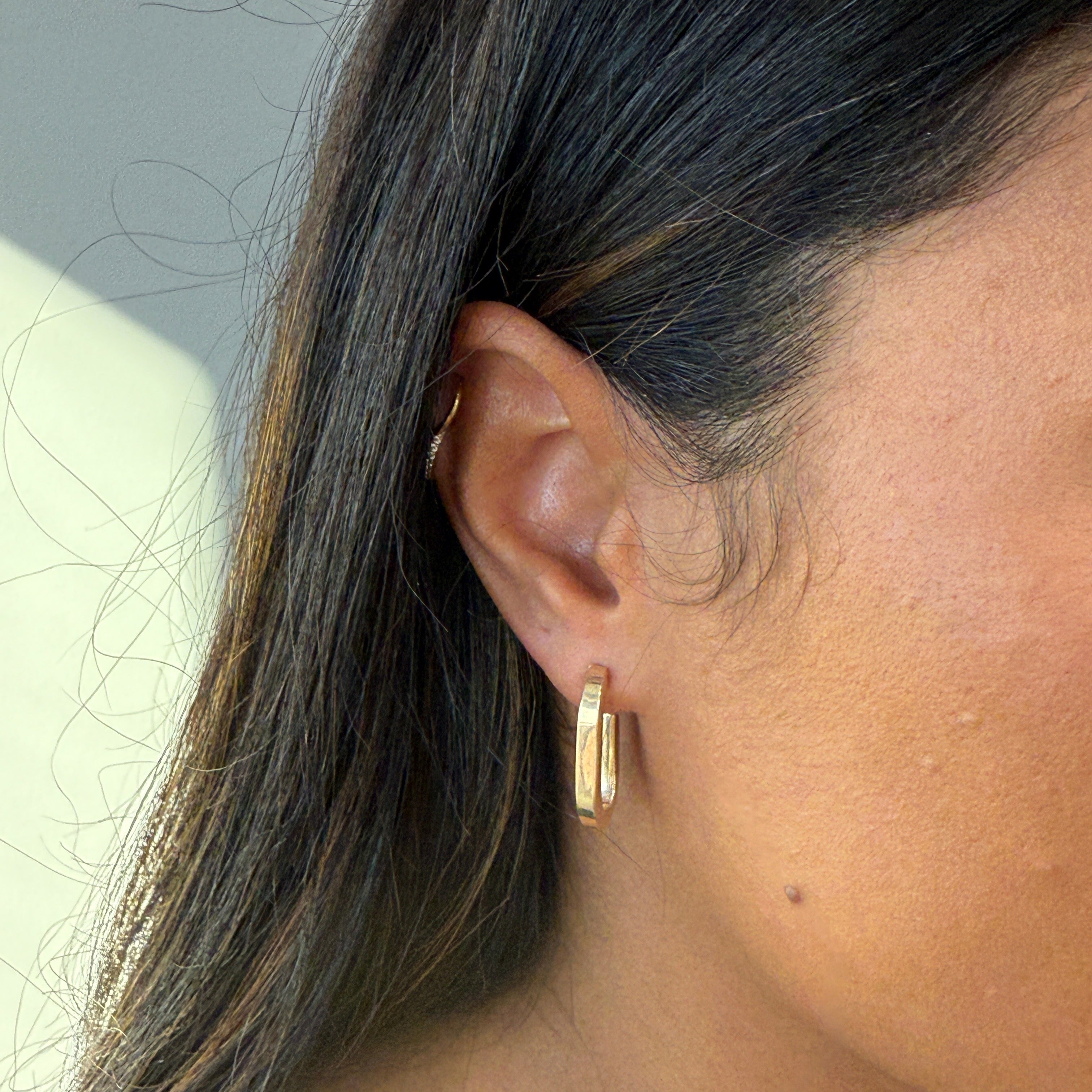 Gwen Half Hoop Earrings